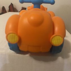 Mickey Mouse Blue and Orange Toy Car