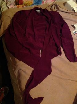 Max mara light weight wrap around jacket