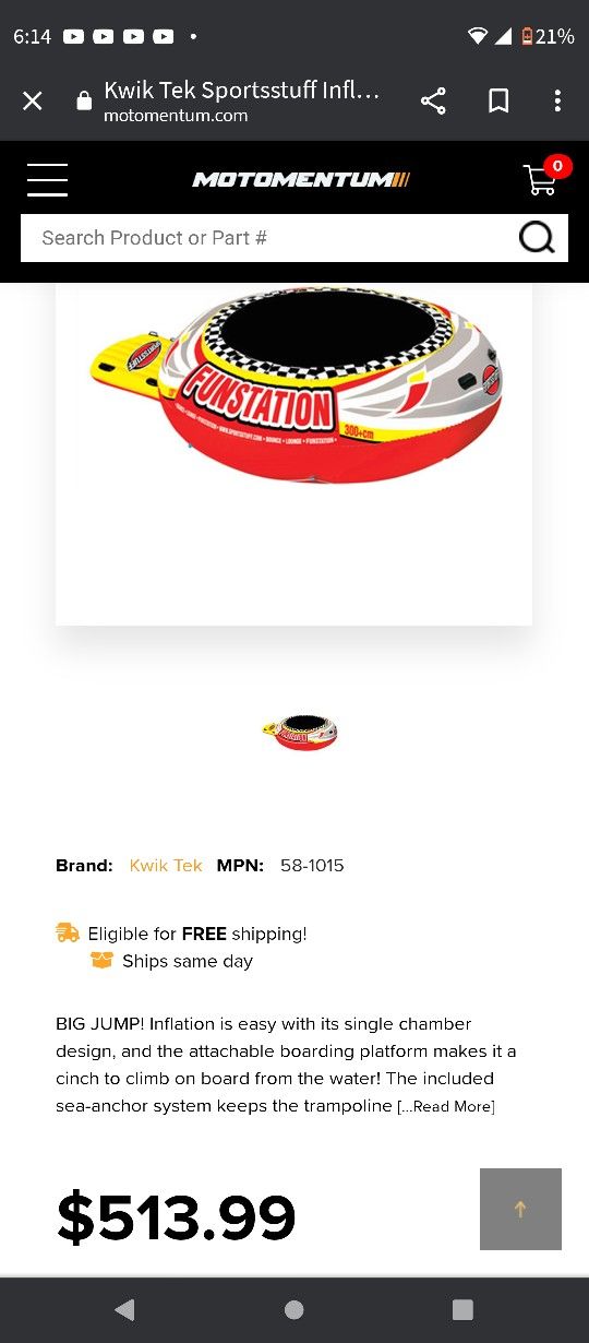 Fun station Water Trampoline
