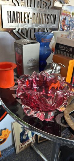 Beautiful glass dish container