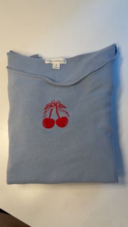 Aeropostale Off Shoulder Blue Cherry