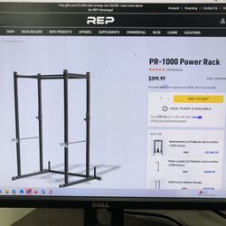 Power Rack Bench Barbell Weights