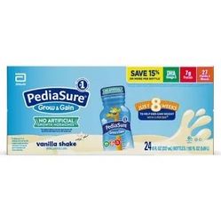 PediaSure Grow & Gain Vanilla 8 oz (24-Pack) NEVER OPENED FRESH