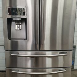 Samsung 28.0cu Ft French Door Refrigerator With Handles 