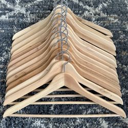 Wood and Metal Clothing Hangers 