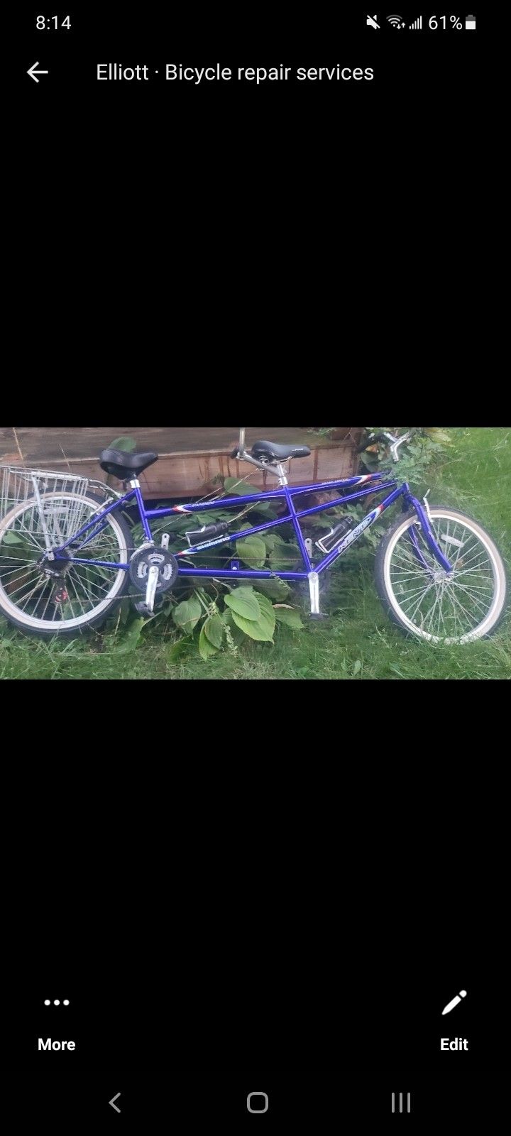  tandem bike 21-speed dual drive