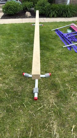 12’ gymnastics beam.