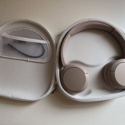 Sony Wireless Headphones - Like New+case