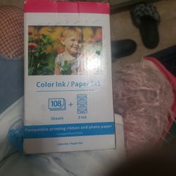 **3 Total** BRAND NEW COLOR INK PAPER SET 