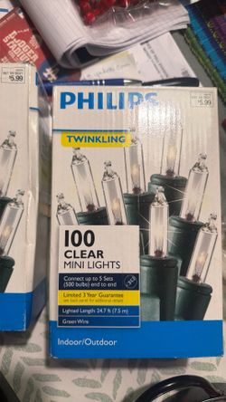 New clear white lights