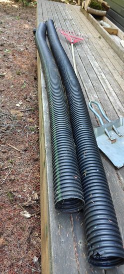 4" corrugated drain pipe, free