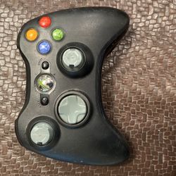 Microsoft Xbox 360 Black Wireless Controller