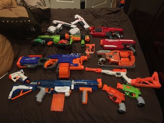 13 Nurf Guns