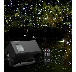Outdoor Laser Lights Projector, White Laser Fairy Lights Projector, Christmas Snowflake Projector 3 Lighting Modes
