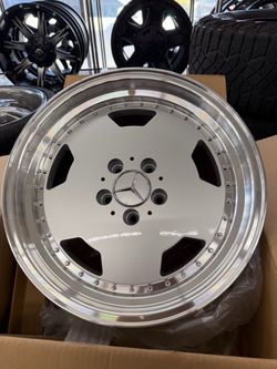 Rim set Mercedes 300 ce  300e e420 560 sl 560 sec sel 17x8 new Amg monoblock style rims set