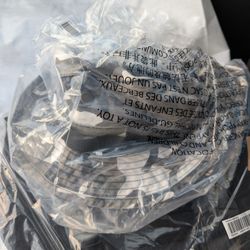 Supreme Black White Camo Bucket Hat