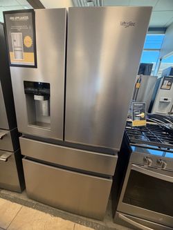 Whirlpool French door fridge