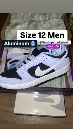Brand new Nike Sb Dunk Low Aluminum. Buttery suede