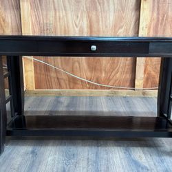 Side Table  Dark cherry/black Color 