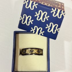 Gold ring for men size 11