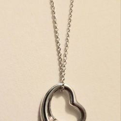 Tiffany & Co. Open Heart Necklace