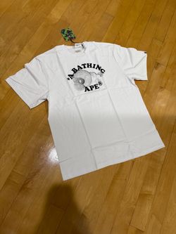 white bathing ape t-shirt