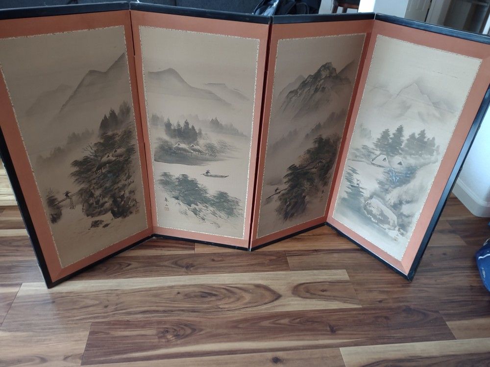 Asian Multi -Panels Art