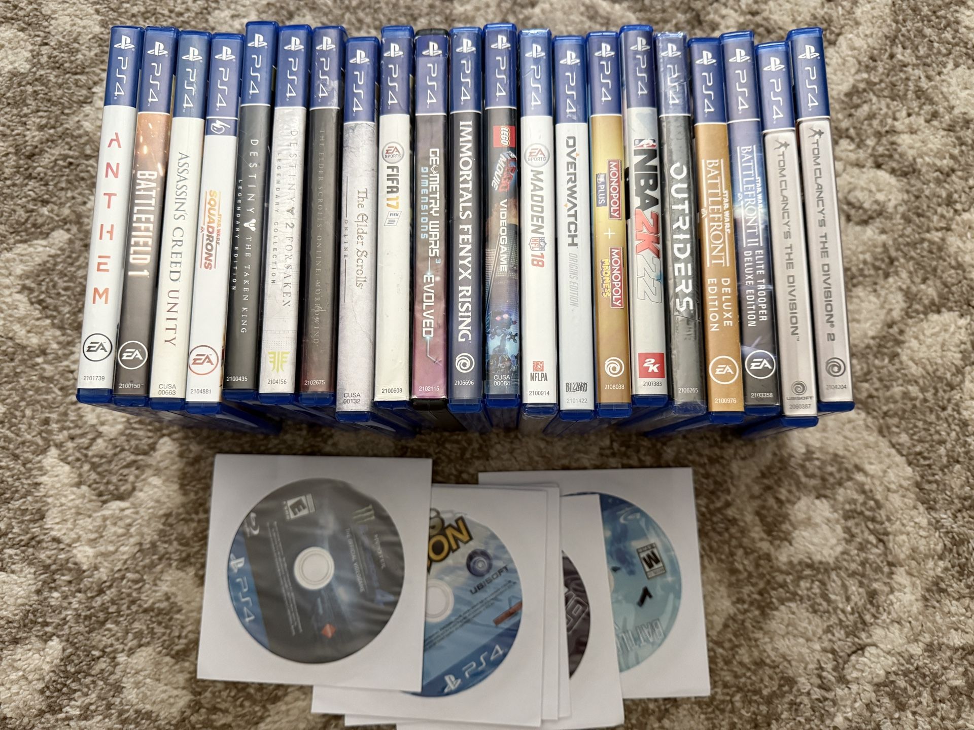Playstation 4 Games 5 Each
