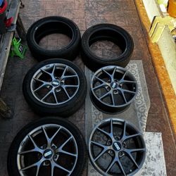 BBS SR022 18x8 +50 5x130 Porsche Wheel Rim with Tire (+25 for 5x114.3)