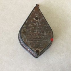 STRAIT - LINE CHALK REEL PLUMB BOB - MADE IN USA  -  VINTAGE 