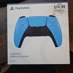 Sony PS5 DualSense Wireless Controller – New in Box – Stellar Blue
