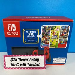 Nintendo Switch V2 Gaming Console Mario GameBundle - PAYMENTS AVAILABLE With $1 DOWN
