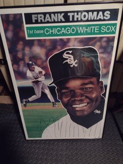 Frank Thomas Autographed Framed Poster W/ COA