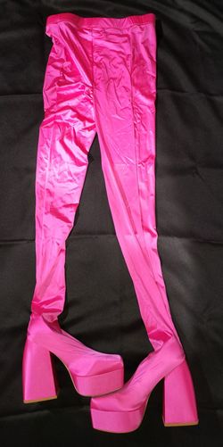 Rules Breaker Hot Pink Boots Size 7