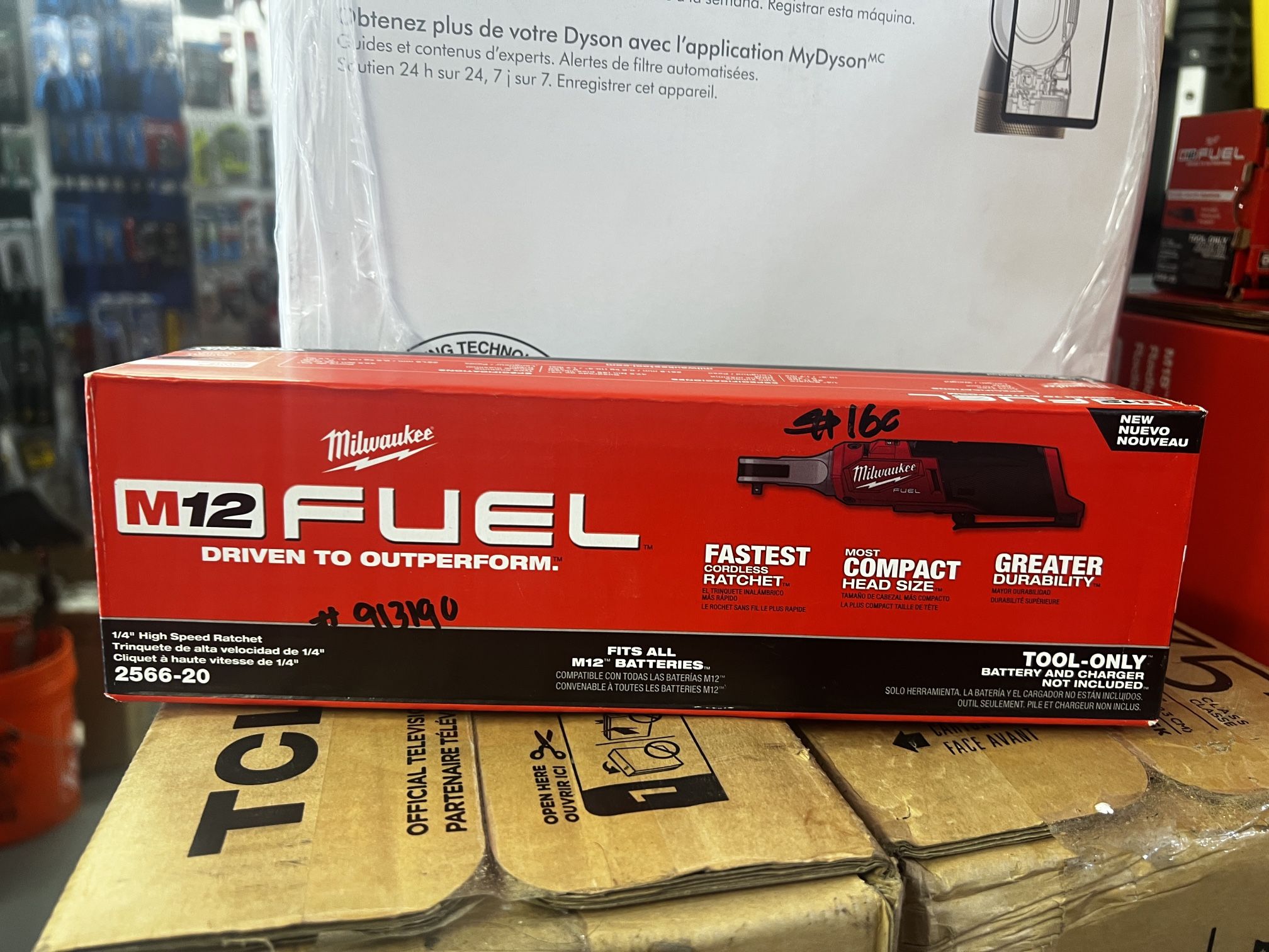 Milwaukee M12 Fuel 1/4” High Speed Ratchet Tool Only