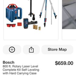 Bosch 800 Ft Rotary Laser
