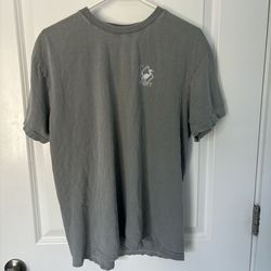 Men size large Grey and white streetwear-inspired tee