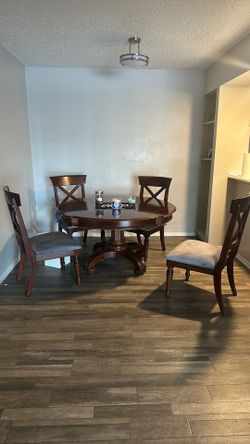 Solid wood kitchen table