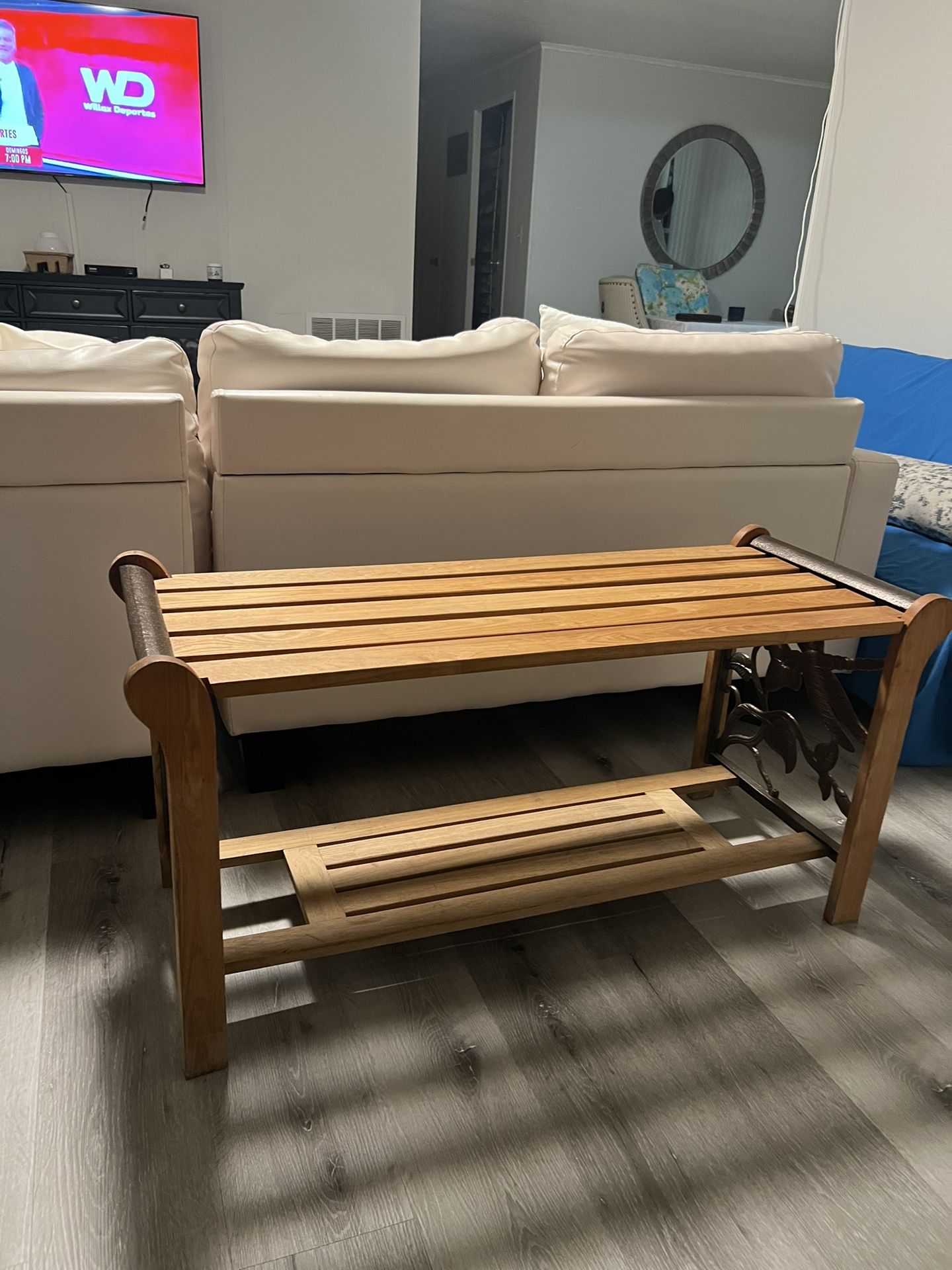 If it’s from a known brand (IKEA, Sauder, etc.) and in excellent condition, you could try closer to $150 USD.