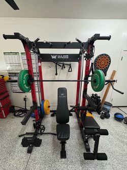 Major Fitness Smith Machine Power Rack