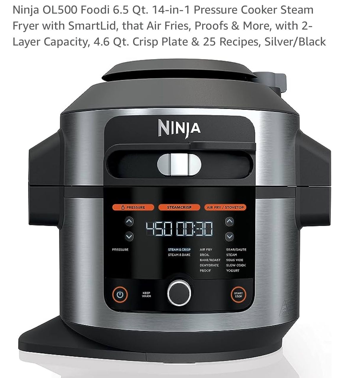 Ninja 14-in-1 pressure cooker/air fryer
