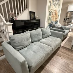 Full Set Of Furniture- Sofa-Loveseat-Single Seater- Coffee Table