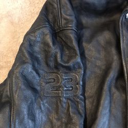 Air Jordan 23 Jump man Leather Jacket 