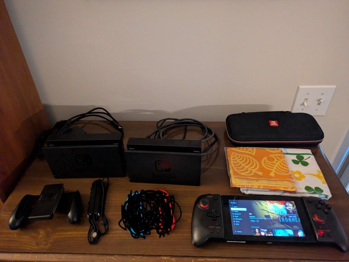Nintendo Switch With Extras