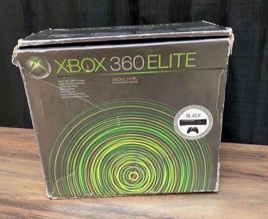 Xbox 360 Elite Complete In Box Bundle (15 Games)