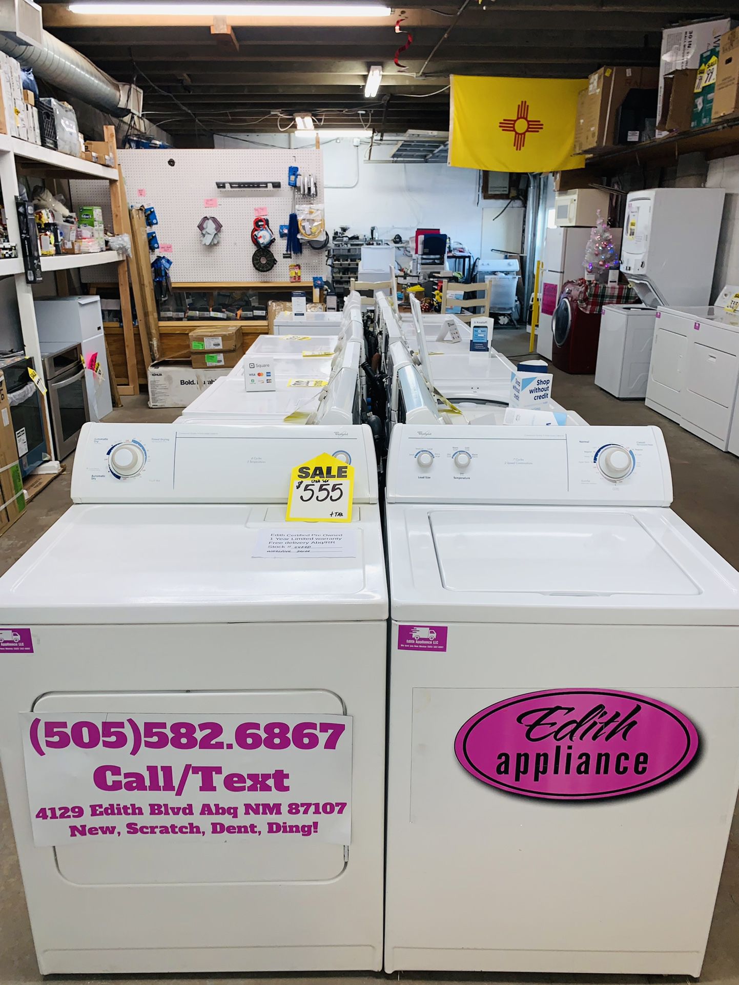 Washer And Dryer Sets Available $555 Includes Delivery 