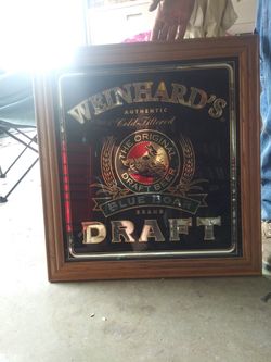 WEINHARDS BLUE BOAR DRAFT MIRROR
