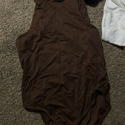 Brown Bodysuit 