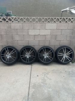 Velocity Wheel Rims VW-20M 20 Inch Wheels Black Machined Face Rivets