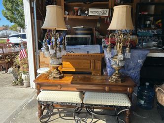 Just a table and two chairs